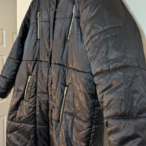 Torrid Nylon Zip Front Puffer Jacket Size 2X - Picture 6 of 14